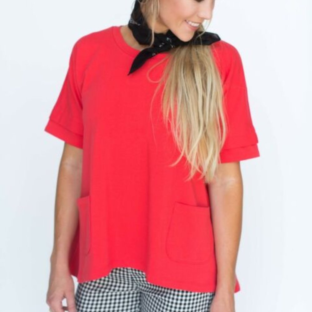 Agnes & Dora Pocket Pullover Razzmatazz